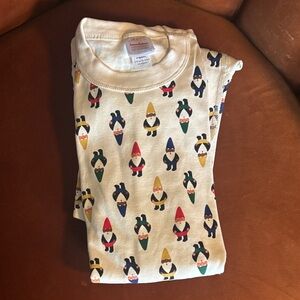 Hanna Andersson Organic Cotton Gnome Patterned Long Sleeve Pajamas Set